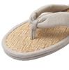 thong room room medium tatami for both women and light [zenHome] Jute, hemp, slippers, sandals, shoes, size, plain, men, gray, 25-26.5cm
