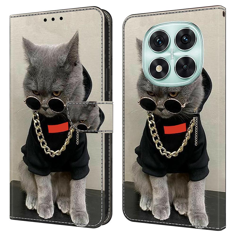 For Xiaomi Redmi Note 14 Pro+ 5G Leather Case Pattern Printing Wallet Stand Flip Phone Cover