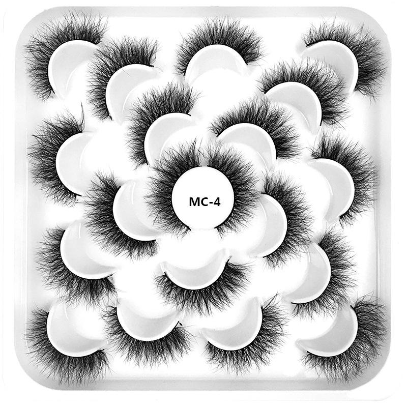 8D High Imitation Mink Hair, False Eyelashes 10 Pairs Of Natural And Docile Thick Eyelashes
