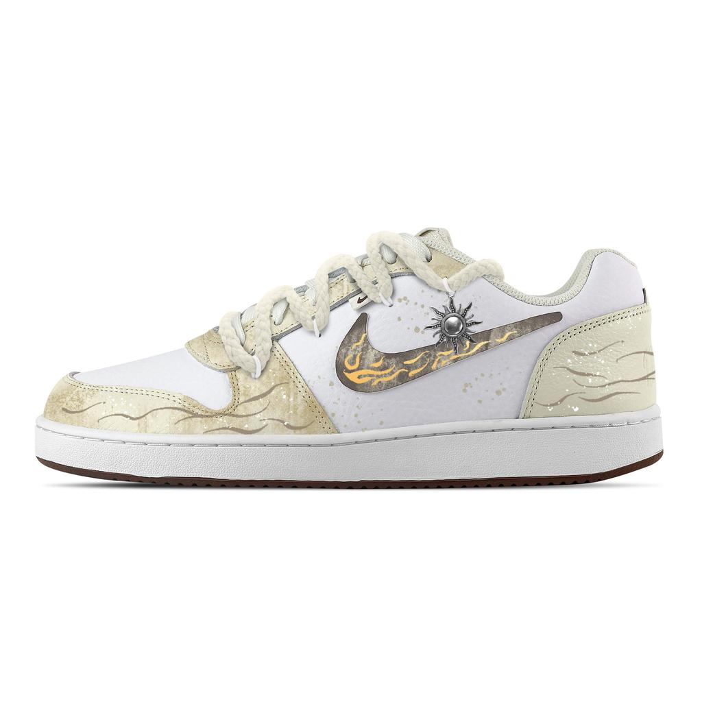 Nike EBERNON Desert Eye, Heart Box Abrasion Resistant Low Top Skateboard Shoes Men's IM3370-121(Team773--)