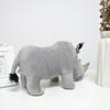 Wild Animals Rhinoceros Plush Toy Stuffed Animals Stuffed Rhinoceros Doll  Xmas Gift