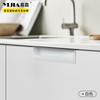 Invisible Zinc Alloy Buckle Handles Modern Design Cabinet Wardrobe Door Embedded Pull Drawer Knob Furniture Hardware