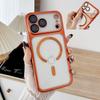 Luxury Plating Clear Lens Protector Magsafe Wireless Charge Phone Case For iPhone 17 Pro Max Air 17 Pro Magnetic TPU Soft Cover