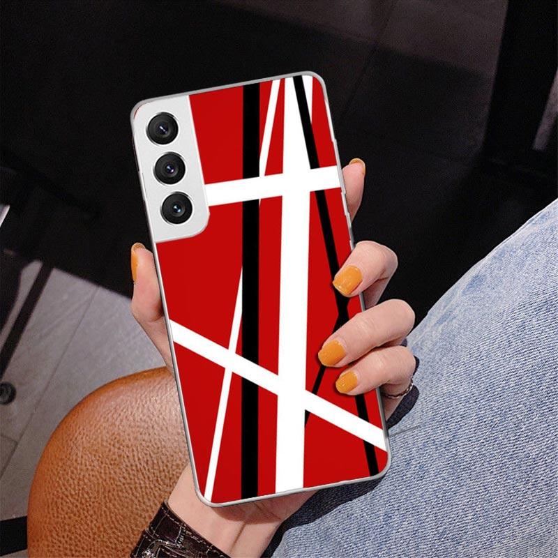 Eddie Van Halen Graphic Guitar Phone Case For Samsung Galaxy S24 S25 Edge S26 Ultra S23 S22 S21 Plus S20 FE + Personalized Print