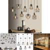 Vintage Industrial Iron Edison Pendant Light Creative Loft Bar Cage Led Lamp