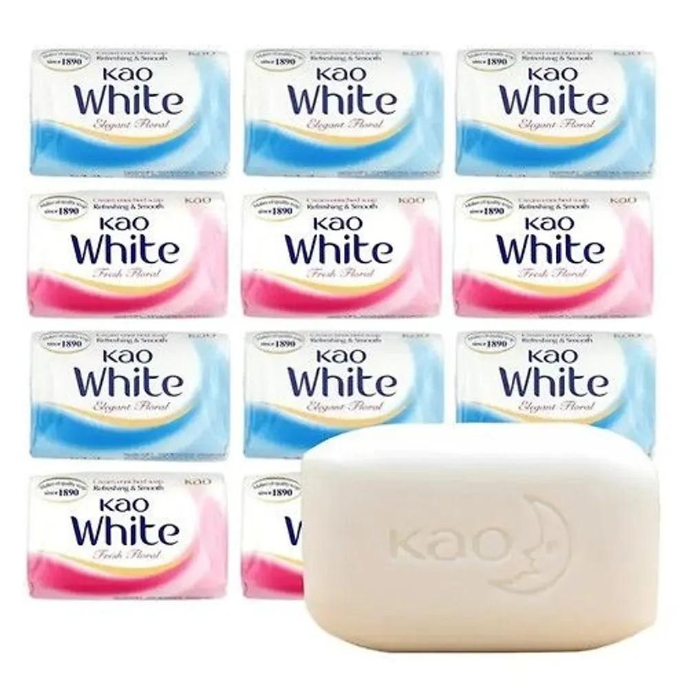 [KAO] Vegetable White Bar Soap 130g x 12ea