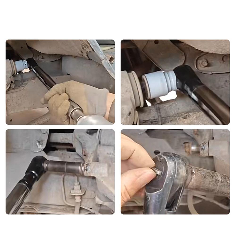 Non-slip Handle Automatic Hand Wrench Confined Spaces Automatic Hand Wrench Extender Mechanic 1.57 Inches Wide