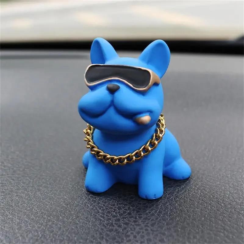 Ozdoby do auta Bulldog odolné proti opotřebení Cítit se pohodlně Materiál Pryskyřice Dekorace palubní desky auta Příslušenství do auta Výzdoba interiéru