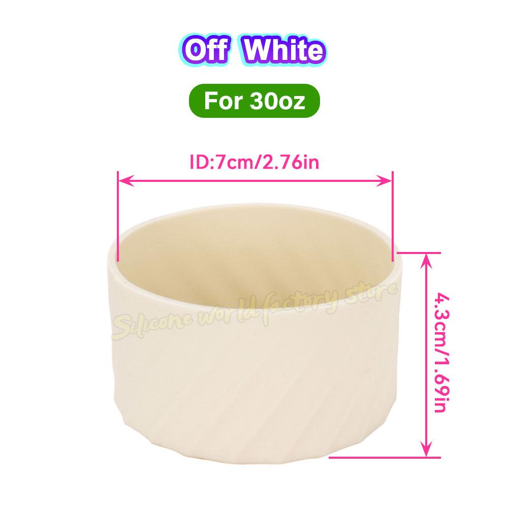 SW 40oz/30oz Silicone Cup Bottom Cover for Stanley Adventure Quencher Tumbler for IceFlow Flip Straw Water Bottle Sleeve 7.5/7CM Cup Holders 5