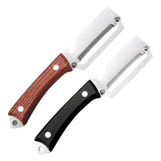 2Pcs Multifunctional Vegetable Peeler with Ergonomic Handle Fruit Potato Peeler 2-in-1 Bottle Opener Sharp Blade Essential Kitchen Tool