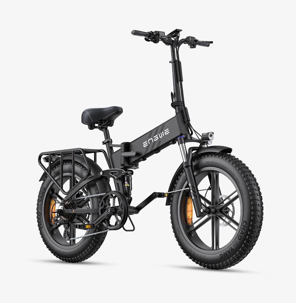 ENGWE ENGINE PRO 2.0 750W 52V 16AH Electric Bike Fat Tire Full Suspension Hydraulic Brake 8-Speed Shimano E-Bike