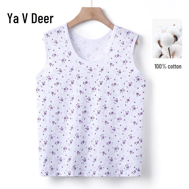 Women s Pure Cotton Sleeveless Vest for Middle-Aged & Elderly 110