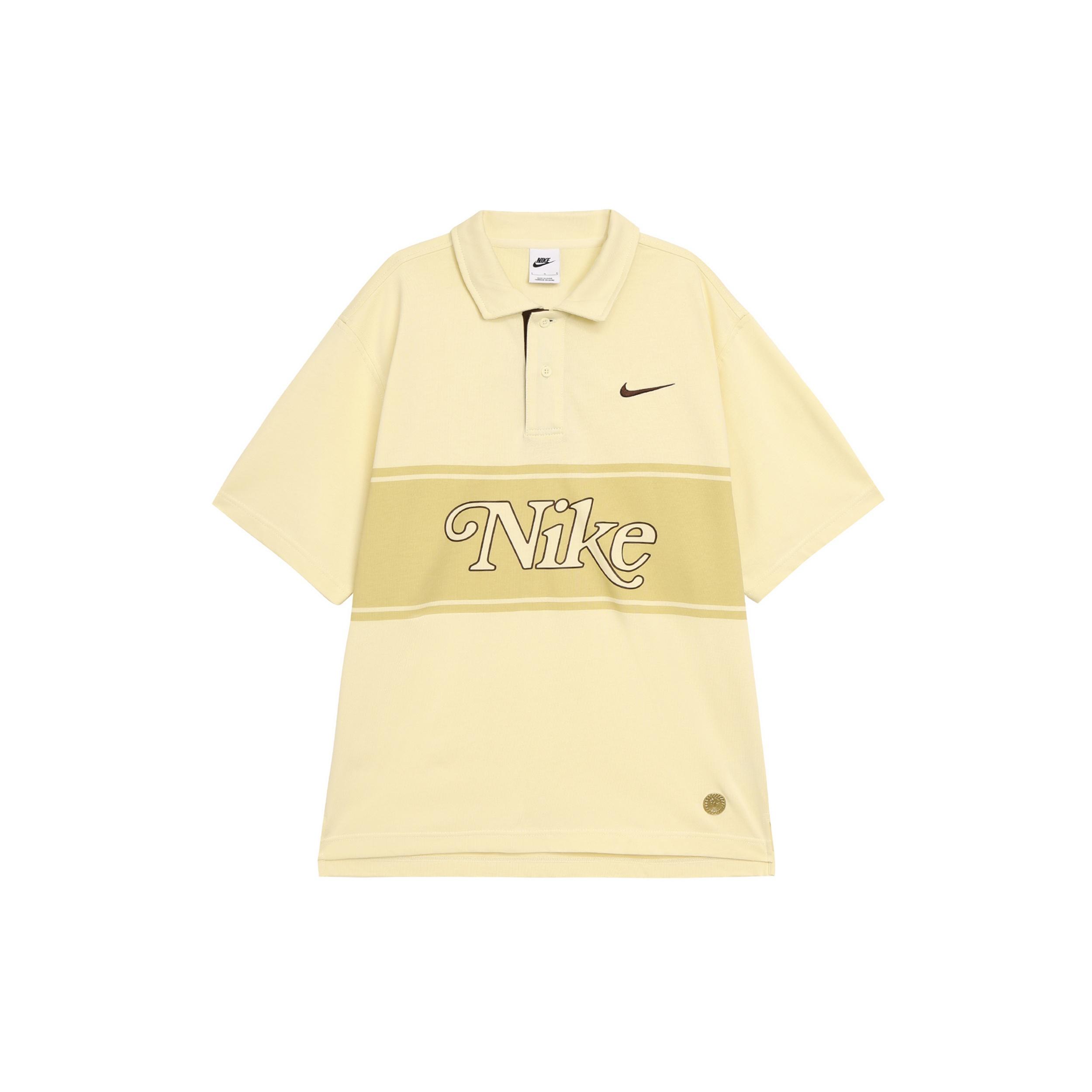Nike Sportswear Graphic Polo Shirt Asia Sizing Coconut White Men s HM4456-113 L