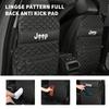 For Jeep Leather Car Interior Seat Anti Kick Pad Seat Backrest Mat Grand Cherokee Wrangler JK Renegade Gladiator Compass AKN1