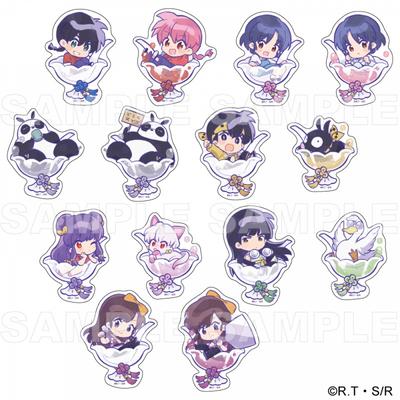 Ranma 1 2 Tv Anime Ranma 1 2  Chapon  Trading Chibi Character Sticker 1box 14pcs