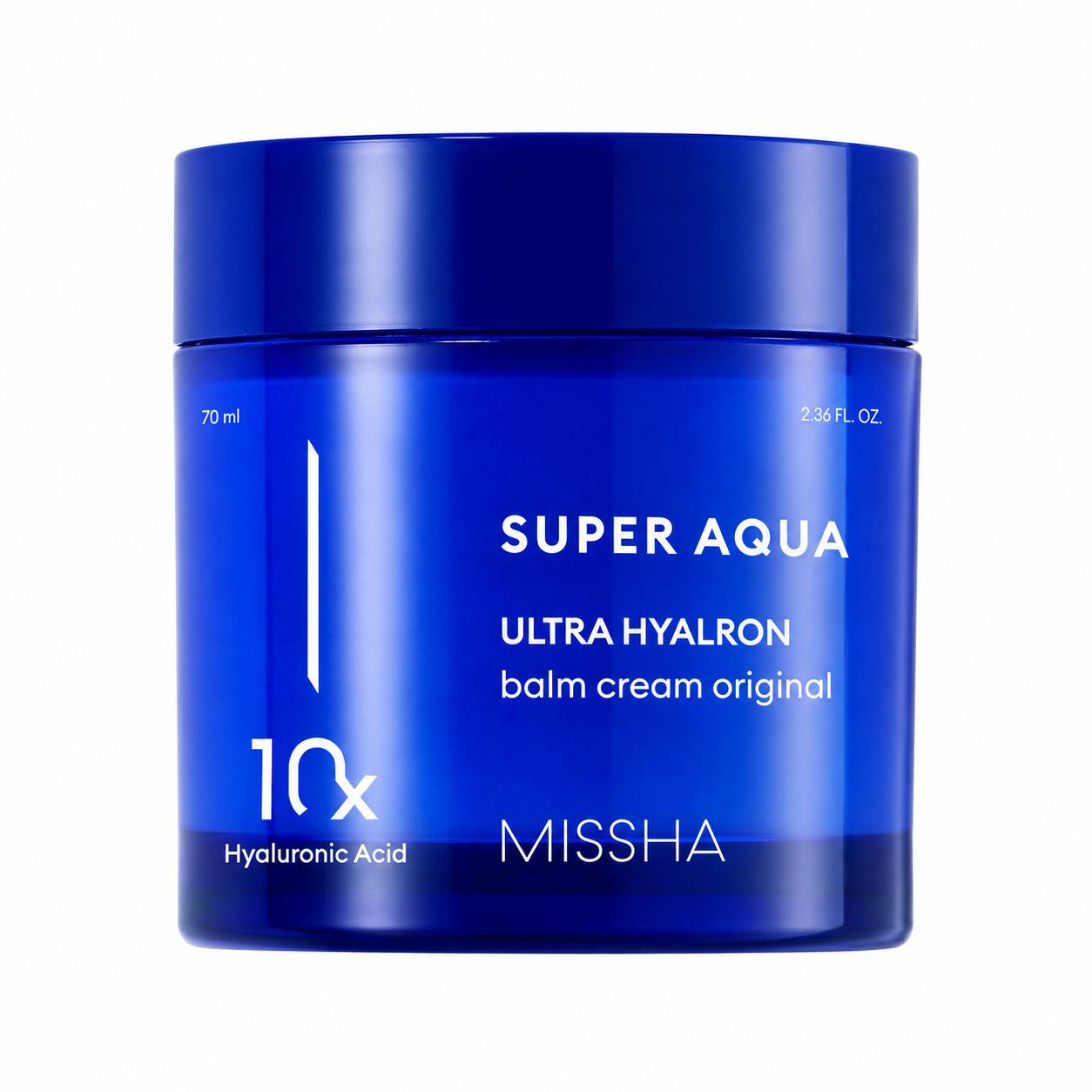 MISSHA Super Aqua Ultra Hyalon Balm Cream Original Intensive Hydrating Facial Moisturizer 70ml