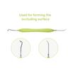 Dental Double Ended Stainless Steel Resin Filler Set Composite Resin Filling Spatula Silicone Handle Dental 3