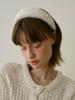 Tinknit Cotton Crown Knit Headband_White