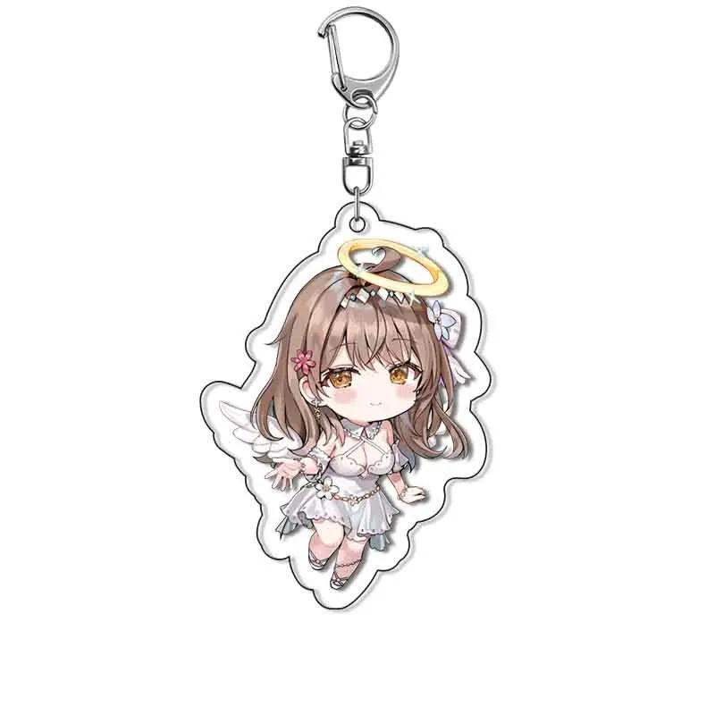 1pc Anime Sometimes Hides Her Feelings in Russian Cartoon Keychain Masachika Alisa Yuki Suou Bag Tag