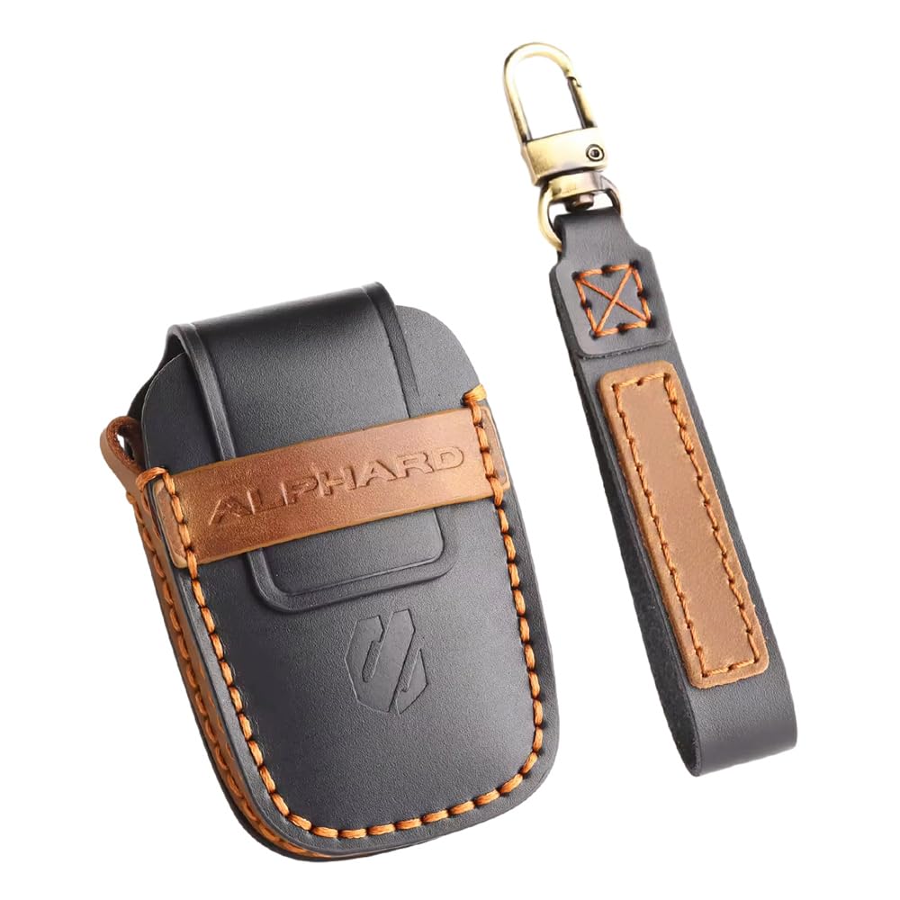[LEXLEY New Key Case Introducing] For Toyota ALPHARD 30 Series 5 buttons чёрный