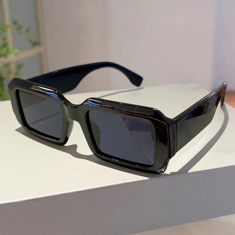 Luxury Brand Designer Square Sunglasses Women For Men Vintage Fashion Travel Sun Glasses Popular Punk Double Color Shades UV400