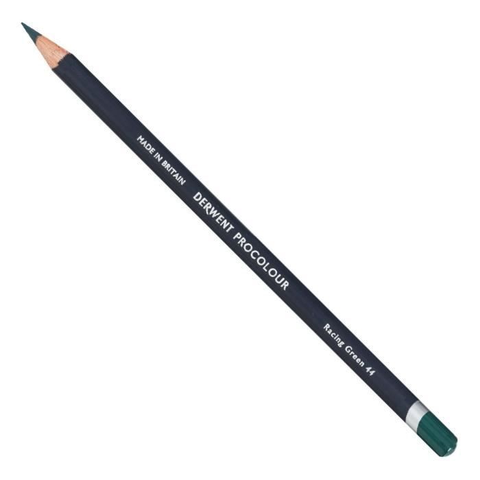 Crayon de couleur - DERWENT - PROCOLOUR - Vert anglais - 1 crayon - Mixte - Etude