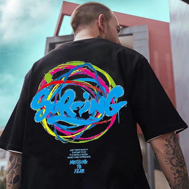 

M-8XL мужские футболки с коротким рукавом с буквенным графическим принтом, футболки с короткими рукавами, пуловер, повседневная футболка, мужские топы с круглым вырезом в стиле ретро для