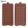 Supplies Fondant Baking Tools Cake Decorating Chocolate Bars Mold Waffle Molds Silicone Mould
