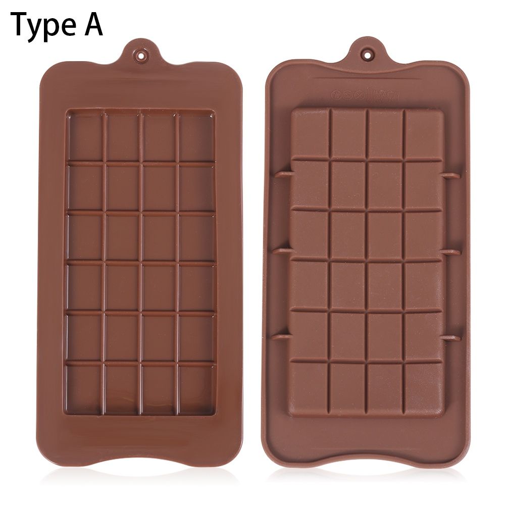 Supplies Fondant Baking Tools Cake Decorating Chocolate Bars Mold Waffle Molds Silicone Mould Type A