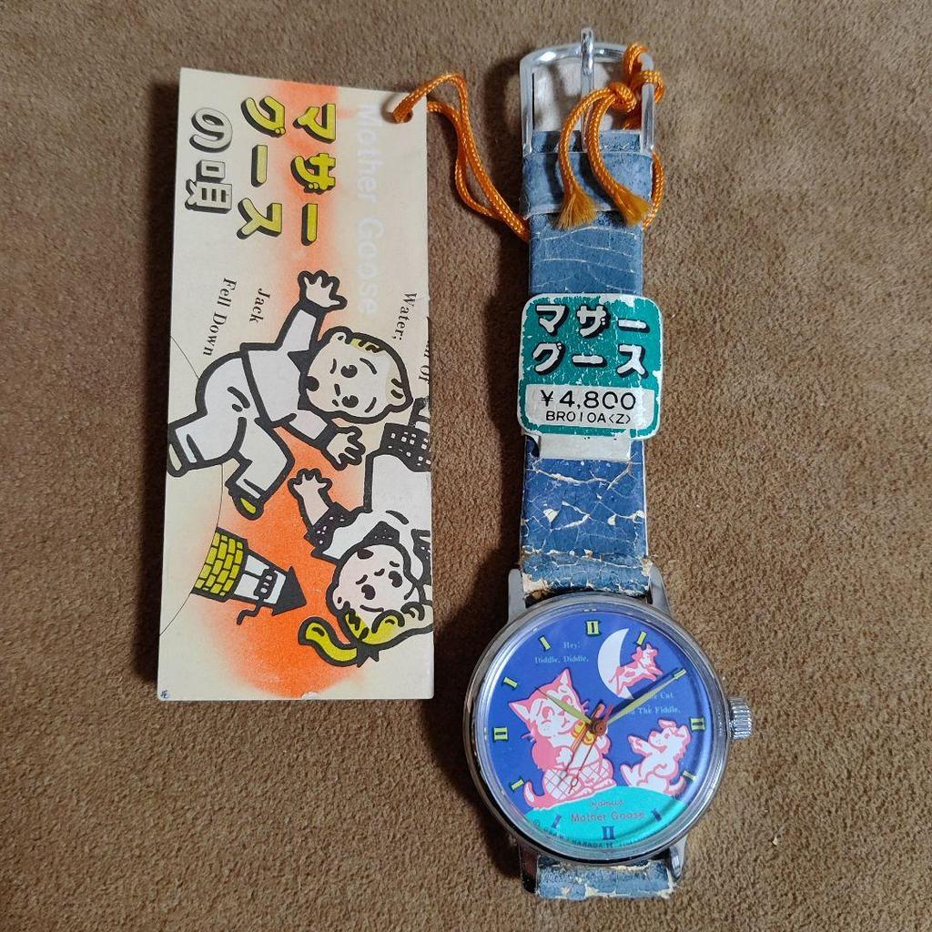 [USED] Mother Goose Watch, Rare, Hattori Watch Shop, Osamu Goods