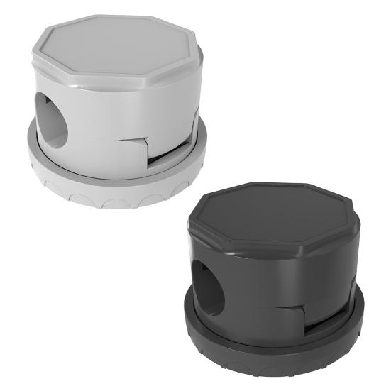 Magnetic Cable Organizer 360-degree Rotating Cable Holder Self-Adhesive Cable Management Clip for Desk Home Office Car