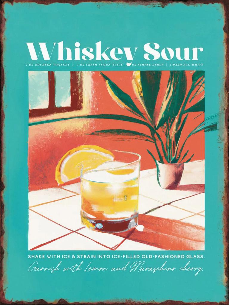 DRINK Metal Tin Sign Cocktail Posters for Bar Pub Man Cave Party Decoration Home Kitchen Wall Decor Art Painting Plaque Gift