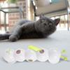 Wuselwurm Cat Toy Charging Intelligent Interactive Cat Toy Motion Activated Worm Post Toy with Tail Automatic Popping Hole