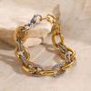 Delicate 18K Gold Plated Chain Bracelet Elegant Styles Suitable for Both Casual and Formal Special Event Daily Use