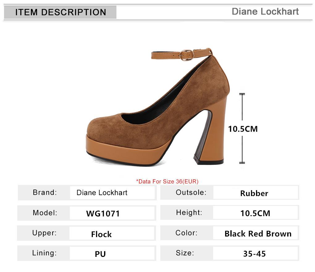 Fashion New Women Platform Pumps High Chunky Heels Round Toe Wedding Party Dress Shoe Ankle Strap Ladies Danc Shoes 2025 Spring New