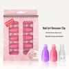 Nail Polish Remover Pack: Includes Clips, Cotton Towel, Phototherapy Remover, 10 Pieces