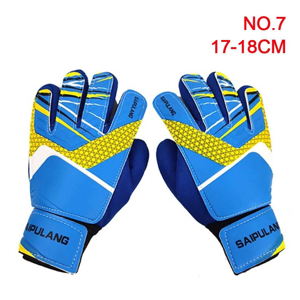 Loogdeel Professionelle Fußball Trainings Torwarthandschuhe Kind Erwachsener Tor Verdickte Latex Fußballhandschuhe Hand Fingerschutz