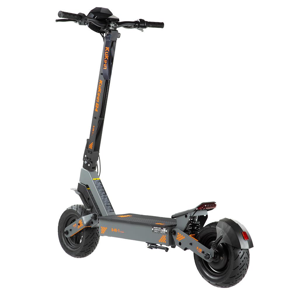 Trottinette Électrique Tout-Terrain Kukirin G4 Moteur de Pointe 2400W Pneu 11" Entièrement Suspendue Trottinette Électrique Adulte 60V 20Ah Freins à Double Disque Charge Maximale 120Kg