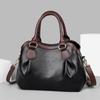 2025 Retro Multi-Layer Casual Tote Bag - Large Capacity for Middle-Aged Women, Crossbody Handbag