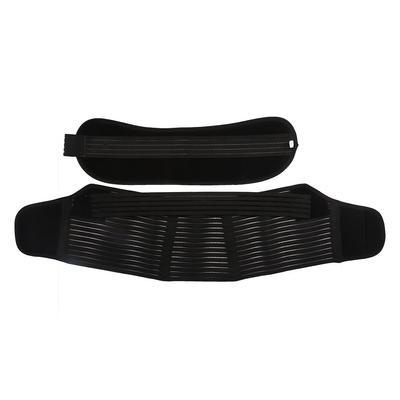 Atmungsaktiver Mutterschaftsgürtel Bauchband Rückenstützgürtel für Schwangere (Schwarz XL)