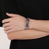 Titanium Steel Viking Bracelet for Men Eagle Head Snake Head Retro Hand Jewelry Accessories