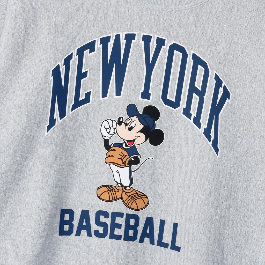 Champion Long Sleeve Graphic Print REVERSE Crew Neck Silver Men's WEAVE® Sweatshirt, Gray, C3-A031