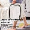 Portable Folding Foot Soak Bathtub 15L/4 Gallon Collapsible Pedicure Soaking Spa Massage Basin Tub With Lid Handle