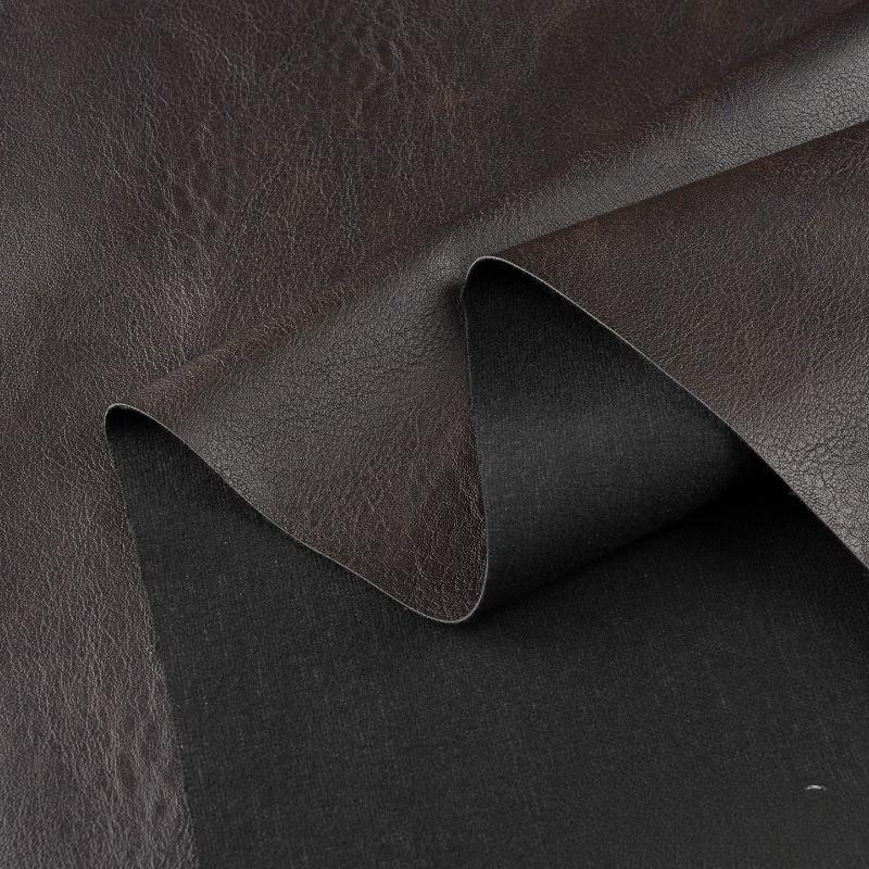 Polished Leather Material for Aged Leather Jackets, Trench Coats, Dresses, Bags, Sofas, Smooth and Waterproof Designer Fabric