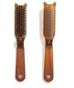 Portable Folding Boar Bristle Comb for Women's Fluffy Hair Styling