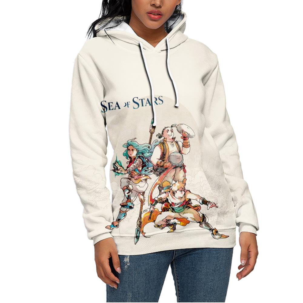 Fashion for Fans of Sea of Stars Printed Hoodies Sweatshirt Outdoor Sport Cosplay Pullovers Cosplay Costume