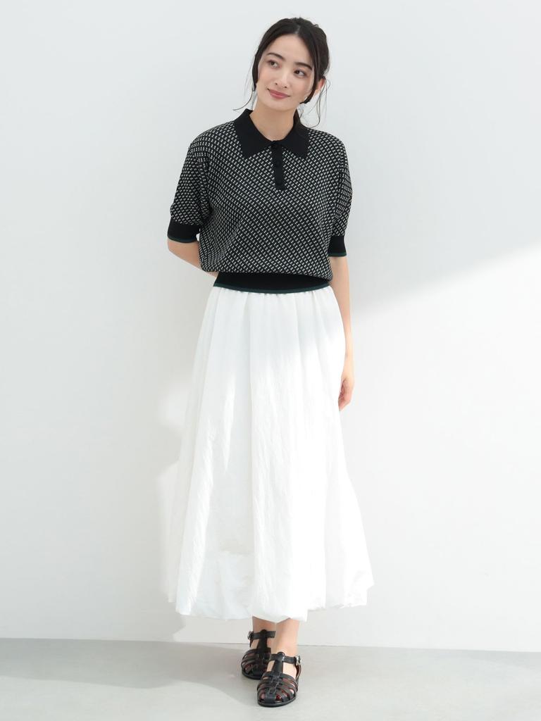 Saia Washer Saia Balão OFF WHITE TAMANHO ÚNICO [Beams Heart] Feminino