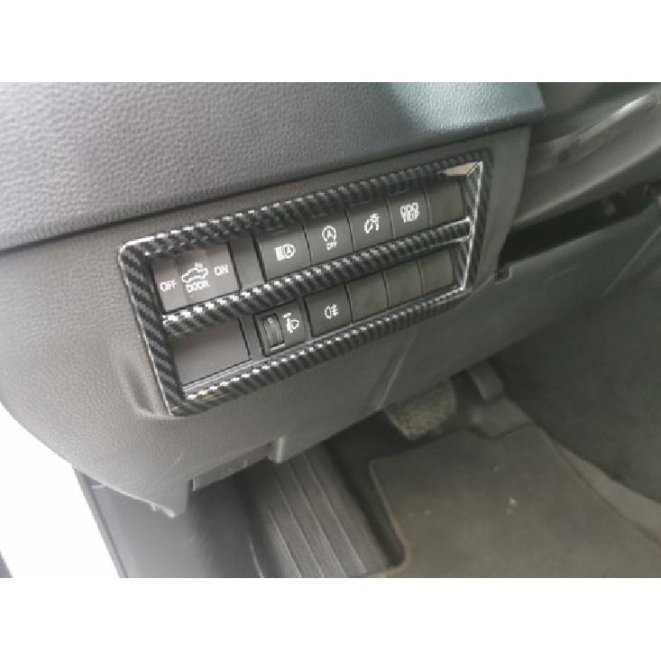 Headlight Adjustment Lid Carbon Fiber Cover Trim For - Toyota Tundra 1P