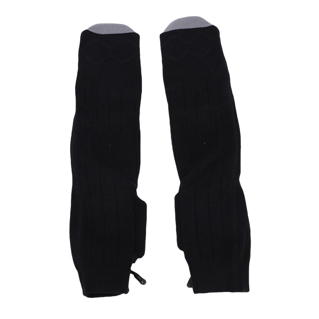 Heated Socks Rechargeable Electric Warming Socks Foot Leg Warmers Adjustable Temperature Machine Washable for Skiing