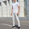 Li-Ning Fitness Series Solid Color Logo Half Button Short Sleeve Polo Shirt Men Tops White APLT123-2